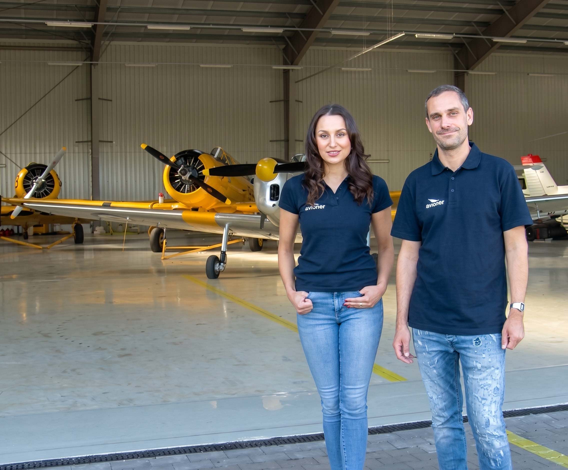 Szkolenie lotnicze - widok z kokpitu